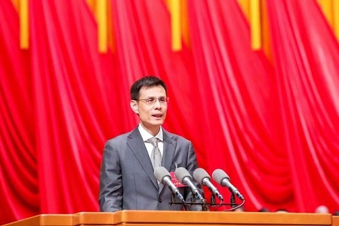 中非經(jīng)貿(mào)港董事長朱聃在臺州市政協(xié)六屆二次會議開幕式上發(fā)言