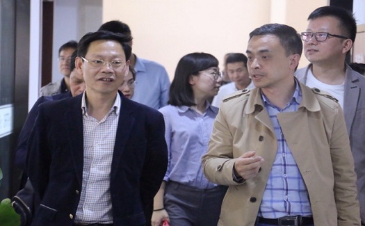 溫嶺市政協(xié)、商務局領導調研中非經(jīng)貿港